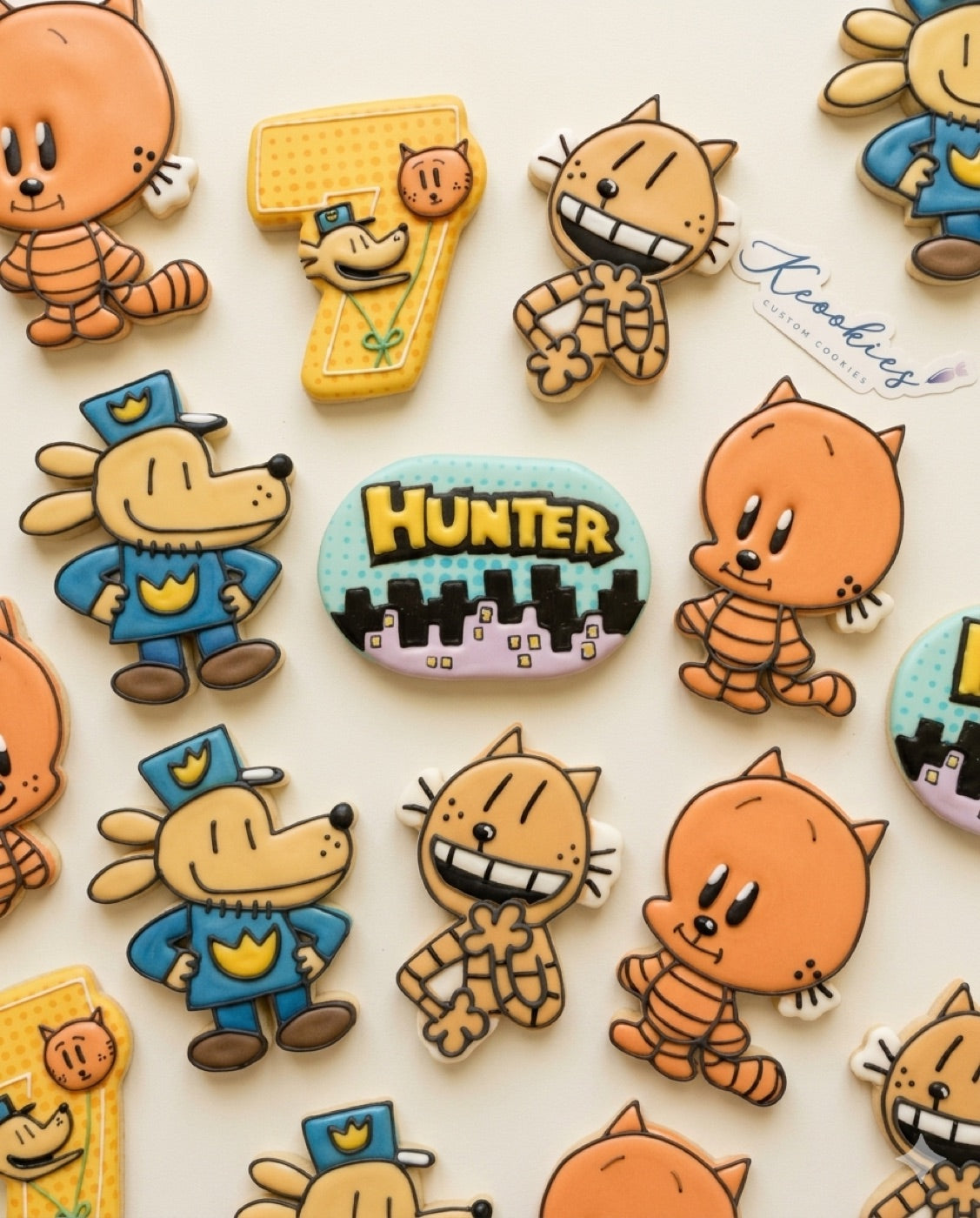 Custom baby shower and kids-party cookies by Keookies