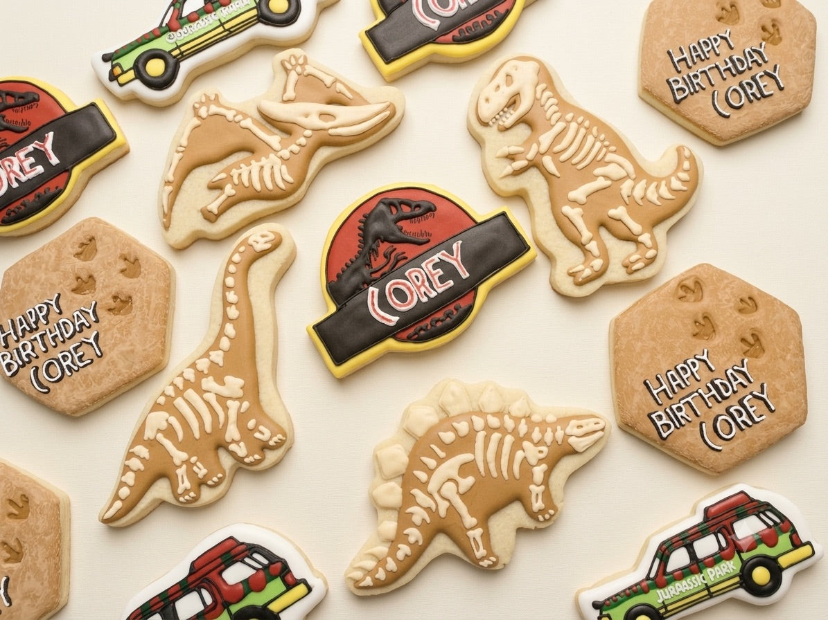 Birthday custom cookie - Example 3
