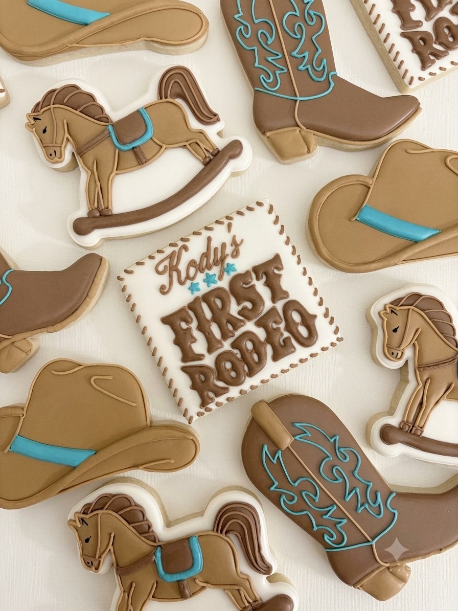 Birthday custom cookie - Example 4
