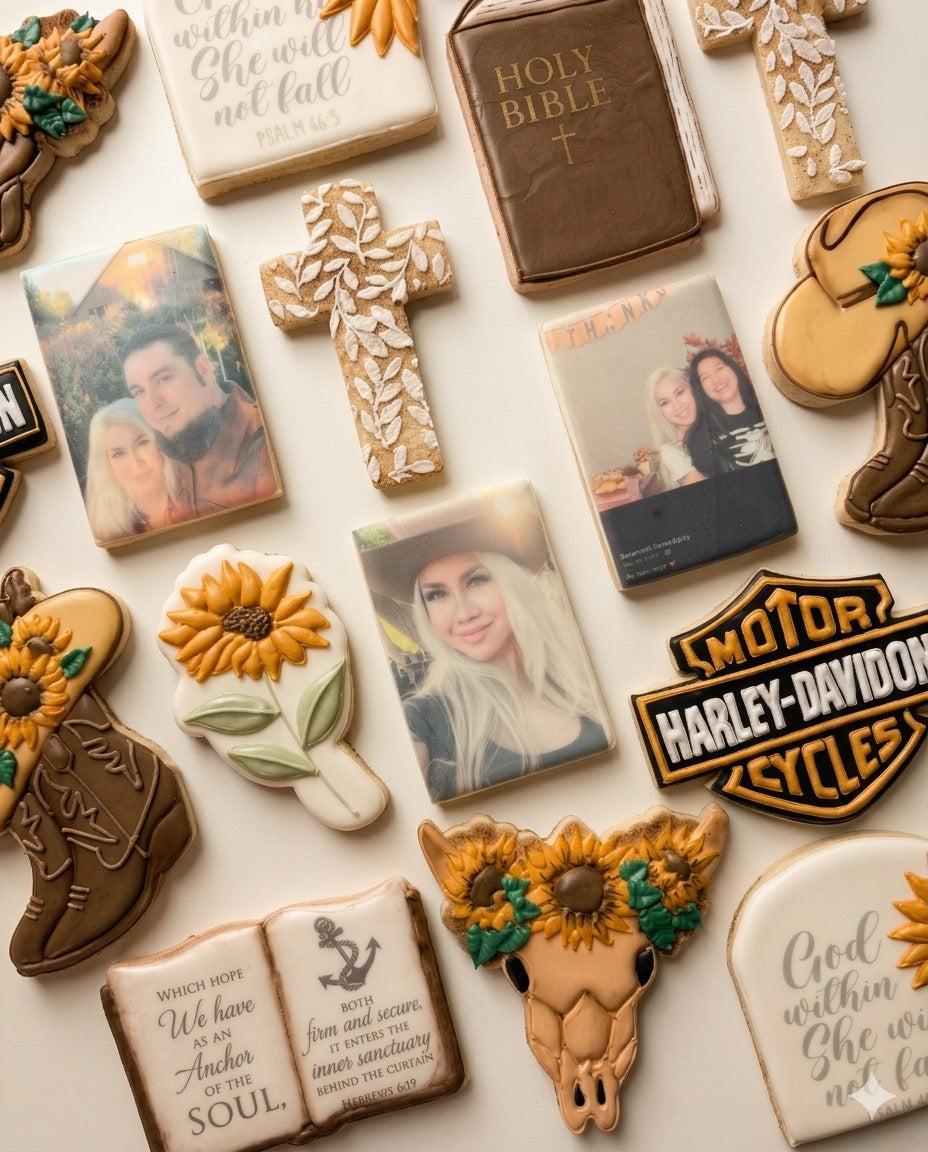 Custom just-because cookies by Keookies