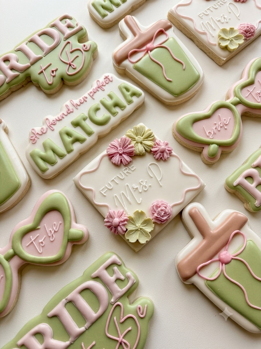 Wedding custom cookie - Example 3