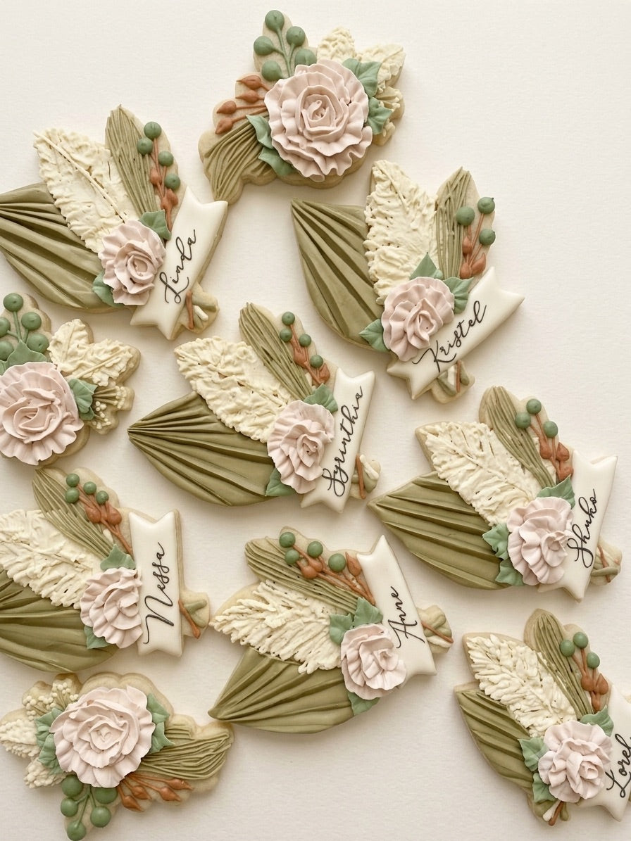 Wedding custom cookie - Example 4